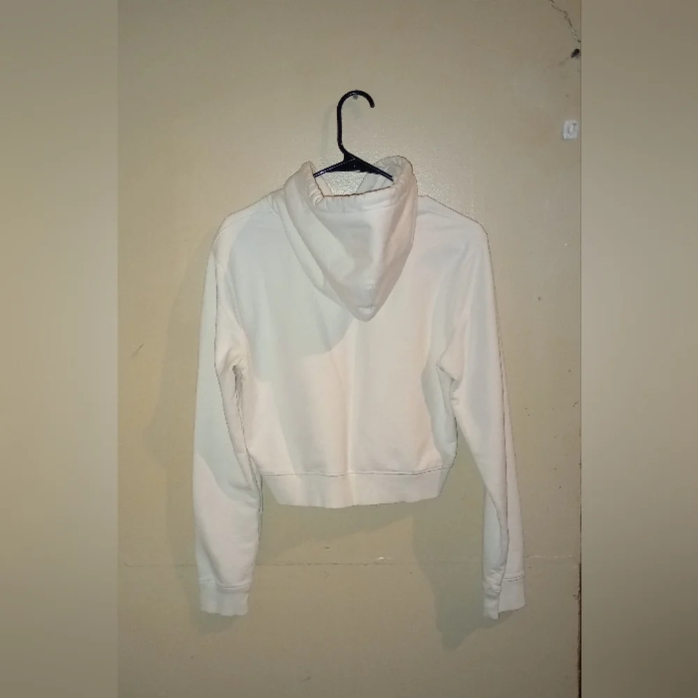 NWOT Coach White Cropped Hoodie Women's Size Medium - Picture 3 of 7